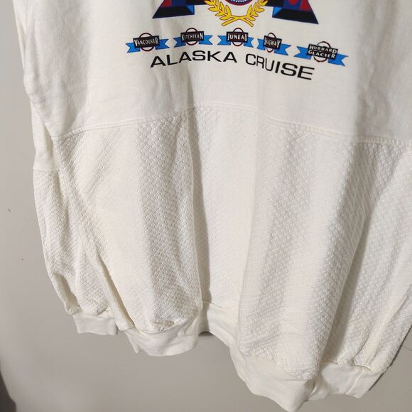 Vtg Legend of the Seas Sweatshirt  Alaska Crewneck Royal Caribbean 90s L/XL - Picture 2 of 9